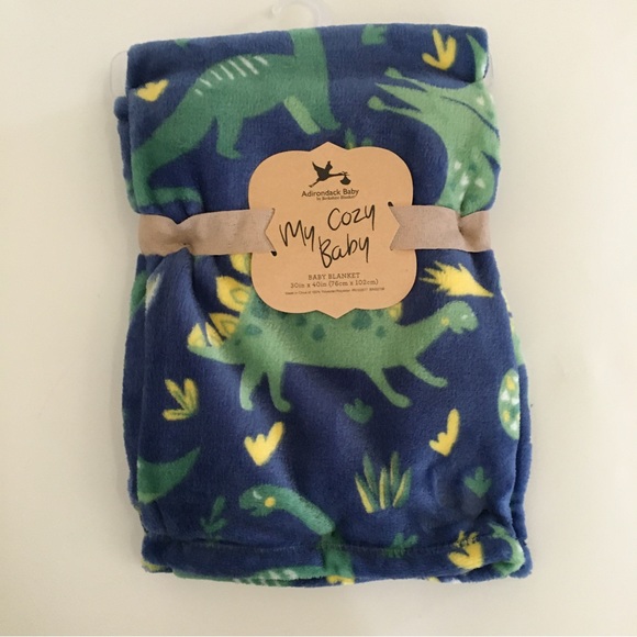 Adirondack Baby Other New My Cozy Baby Blanket Dinosaur Theme By Adirondack Baby Soft